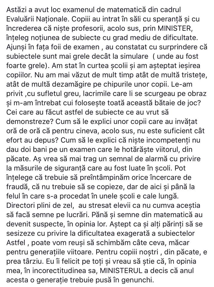 Învățământul românesc face totul pentru a asigura și anul viitor, orele de meditații atât de necesare dascălilor...