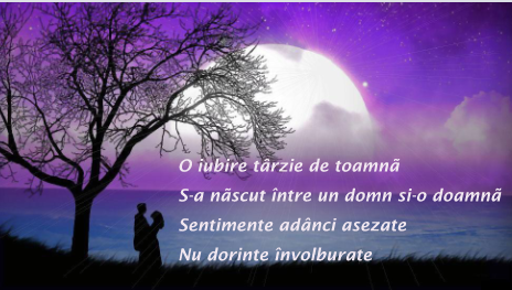 O iubire târzie de toamnă